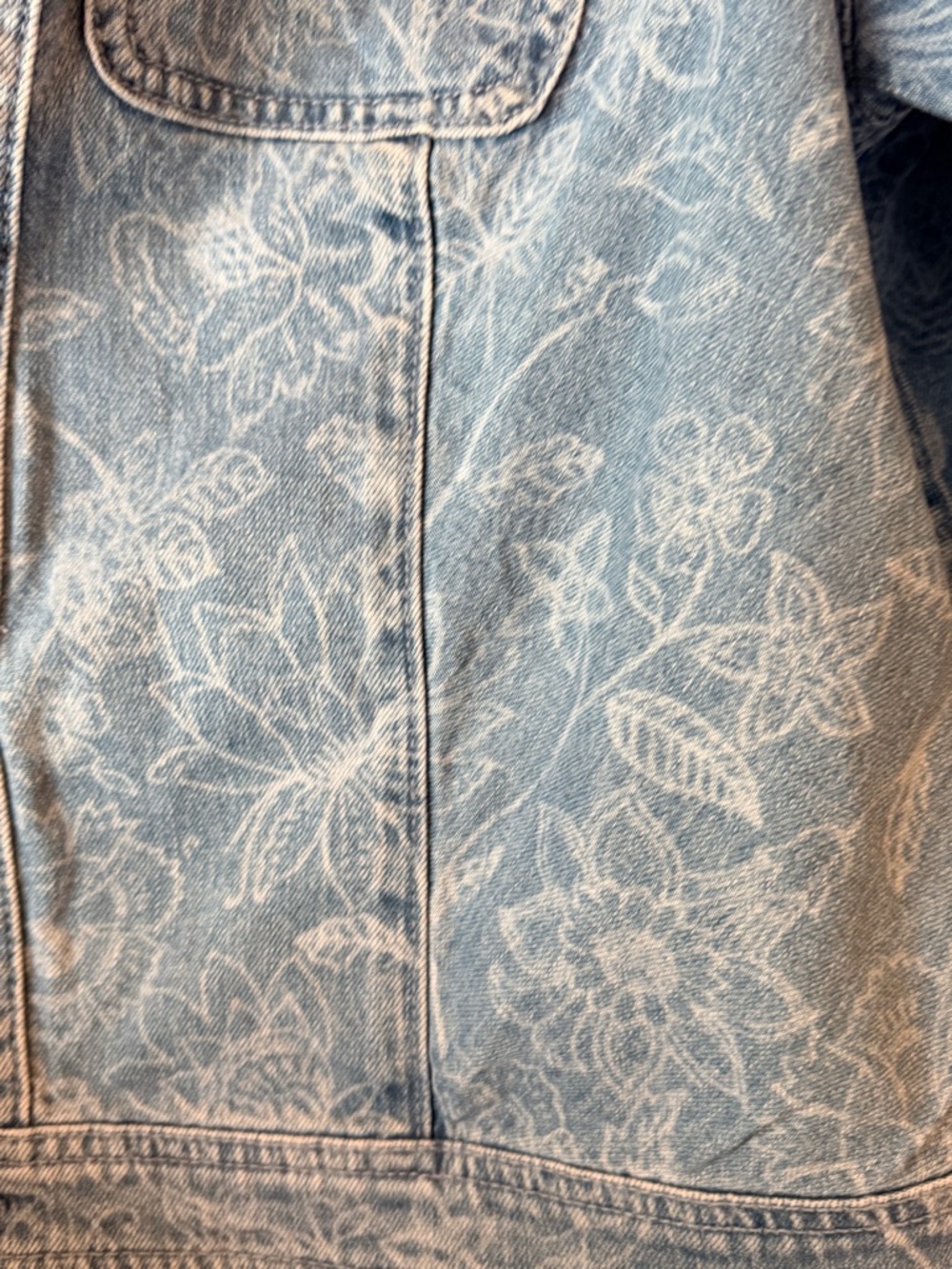 Talbots Light Blue Denim Button-Up Jacket - Picture 3 of 4
